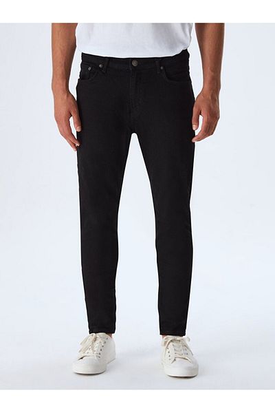 Ltb Мъжки обувки с висока талия Slim Fit Jean Scarty Y Black Wash St1538