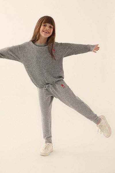 U.S. Polo Assn. US Polo Assn1639 Brillant Girl's Pajama Set