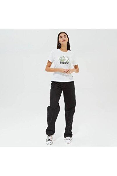 Converse Kadın Beyaz T-Shirt TİŞÖRT