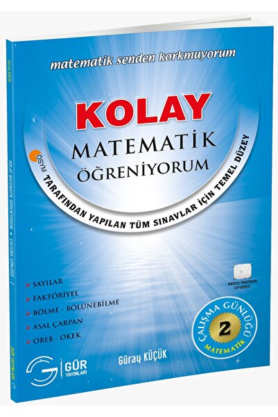 Gür Yayınları Kolay Matemetik Öğreniyorum-2