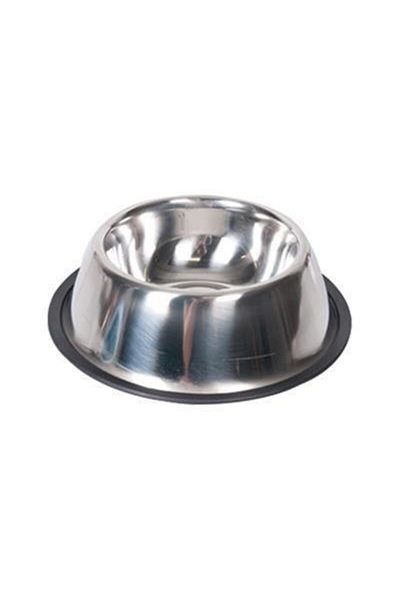 Flamingo 2330 Ml 25 Cm Steel Dog Food Container with Non-slip Base