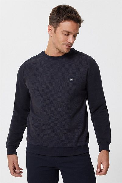 Lee Cooper Ethan Men's O Neck Sweatshirt Brown-caramel