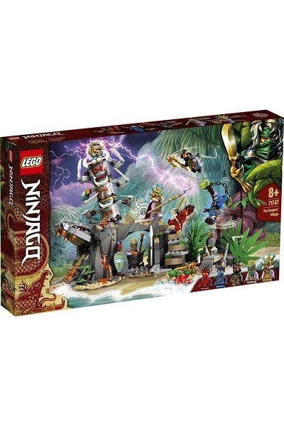 LEGO مجموعة بناء NINJAGO Watchmen's Village 71747 مجموعة لعب NINJAGO Ninja التي تضم كول وجاي وكاي (632 قطعة)