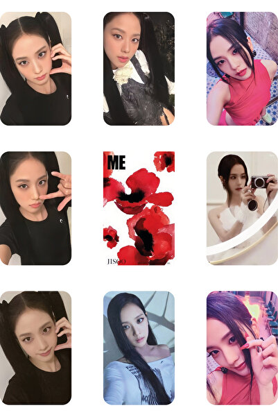 Altun Jisoo "Me Black Ver." 8 Adet Fotokart