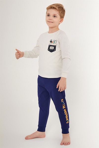 ROLY POLY RolyPoly Σετ Πιτζάμες Ανδρικό Παιδικό Stone RP3197-2