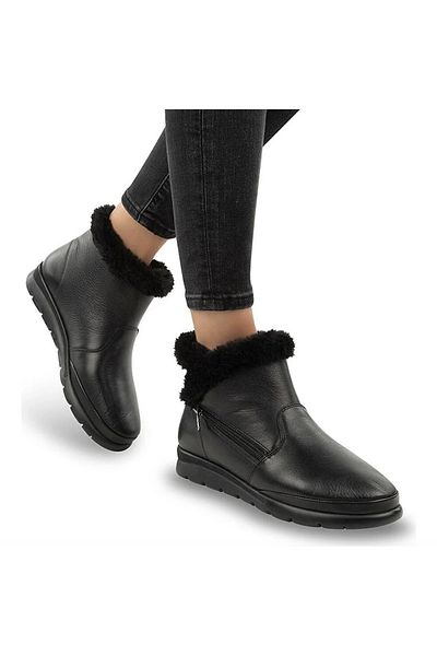 Muya Yeti 6 - Genuine Leather Women's Boots with Anatomical Sole and Zipper