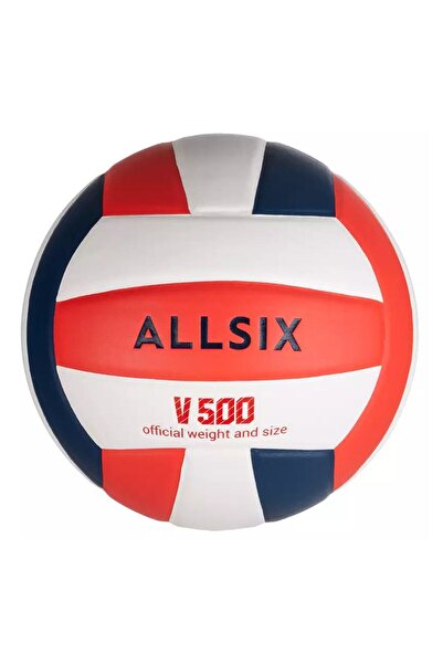 Decathlon Allsix Voleybol Topu - Beyaz / Mavi / Kırmızı - V500