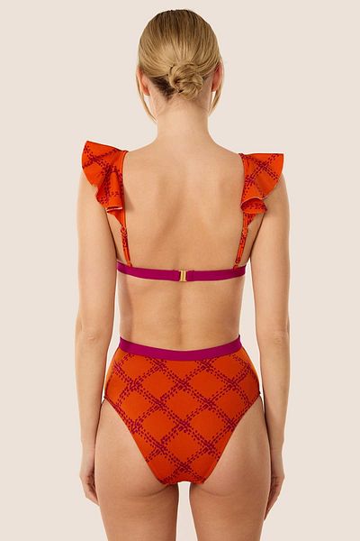 AYYILDIZ 3114 Orange Ruffle Mayo