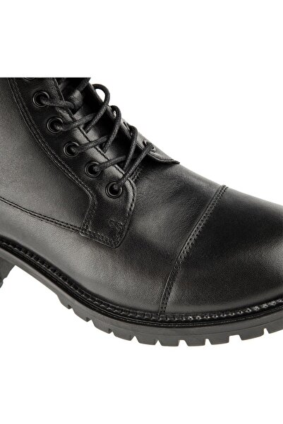 Muya Alpina 6 Nokta Bağcıklı ve Fermuarlı Hakiki Deri Kadın Bot