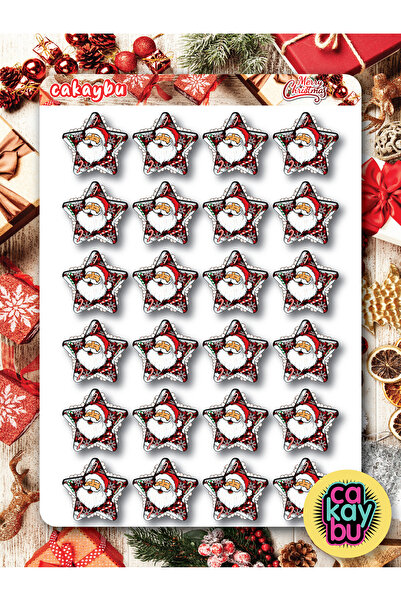 cakaybu Pachet cadou de Crăciun (de Anul Nou) - Set de 1 foaie de autocolante...