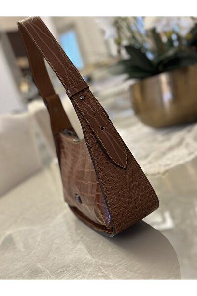 mossi Taba Crocodile Artificial Leather Women's Hand and Shoulder Bag Mother's Bag