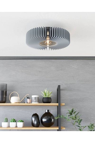 Eglo 900832   - Black Cast Steel Ceiling Lamp, Palombaia Indoor, Ip20 E27 Max: 1X40W Diameter: 50