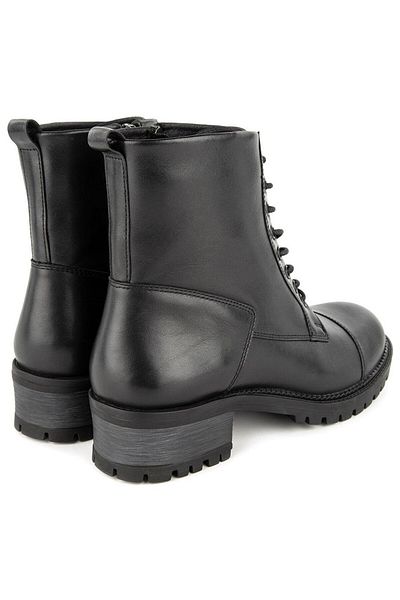 Muya Alpina 6 Point Lace and Zipper Genuine Leather Women's Boots