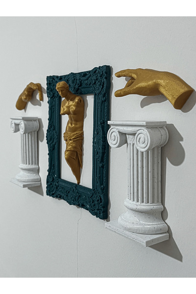 BARGIO Duvar heykeli / Duvar Çerçevesi / Sütun / Davut / Venüs / 16x13 CM