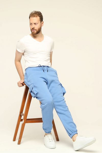 Owut Collection Ανδρικό παντελόνι Jogger με λεπτομέρειες