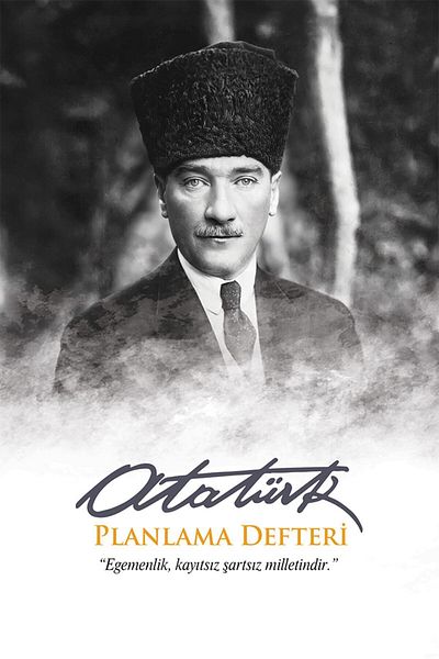 Halk Kitabevi Ataturk Planning Notebook 128 Pages Trablusgarp 13,5x19,5cm