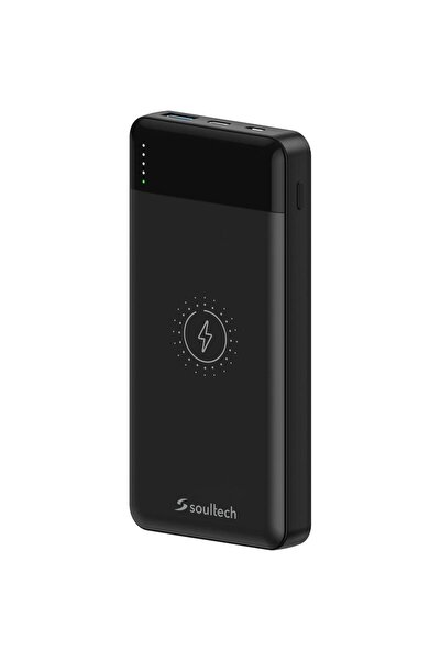Soultech BT152S VortexQi 10.000 mAh PD&QC 18W Wireless Powerbank Siyah