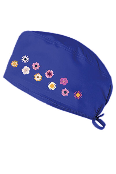 YNK Șapcă cu temă flori Șapcă chirurgicală standard și supradimensionată Doct...