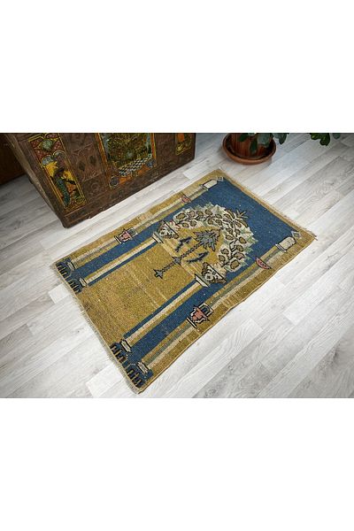 Rmz Home Decor Țesut manual, covor de podea, covor de podea anatolian, covor vintage