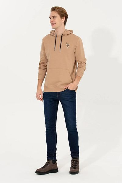 U.S. Polo Assn. Мъжки суичър Camel