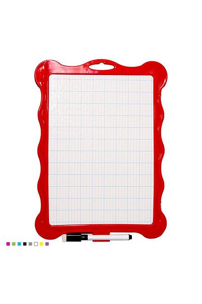 SAFKAN YAYINLARI Plastic Framed Writing Board + Pen (235×323 mm)
