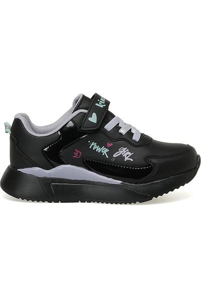 Kinetix Adela 2pr Black-Lilac Girls' Sports Shoes