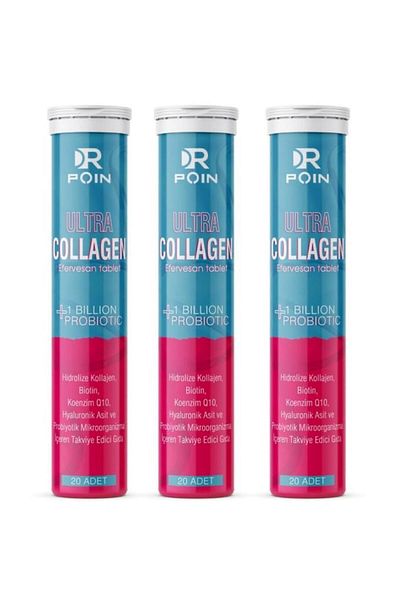 Dr Poin 3 Pack Ultra Collagen Effervescent Tablets