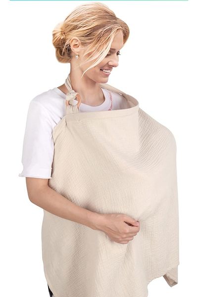 eyma home Σαλιάρα θηλασμού από 100% βαμβάκι 4 στρώσεων μουσελίνα (65×100 cm)