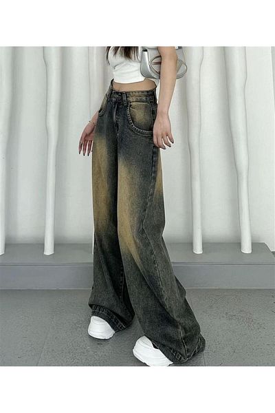 Touz zolid wear Tint Washable Baggy Jean