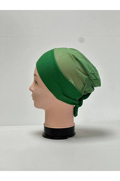 AWAM SILK Awam Silk Tulle Plain Laced Combed Cotton Bonnet