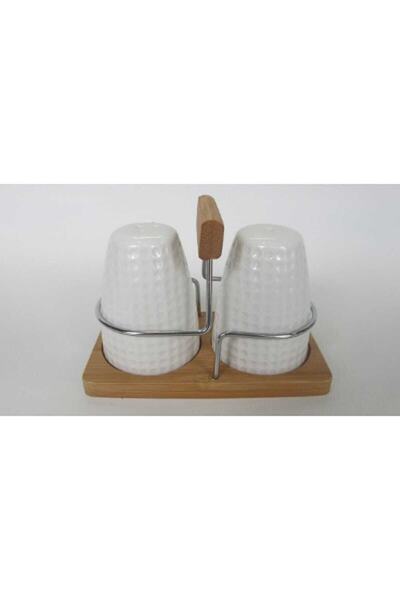 Ün-Ev Set of 2 Porcelain Salt and Pepper Shakers