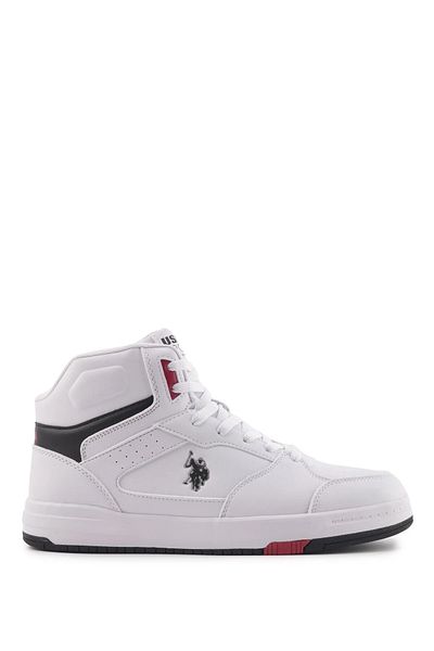 U.S. Polo Assn. База. Поло Асоциация Мъжки маратонки Presto Hi 3Pr, бяло-черни
