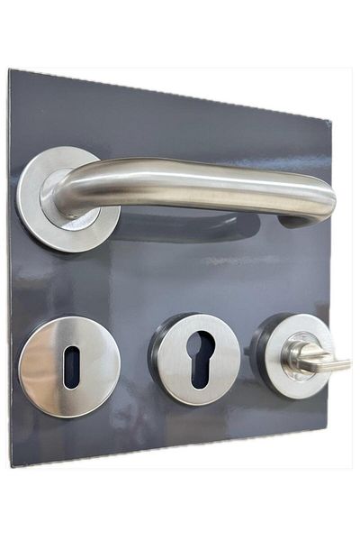 Saray Curved Stainless Door Handle Room