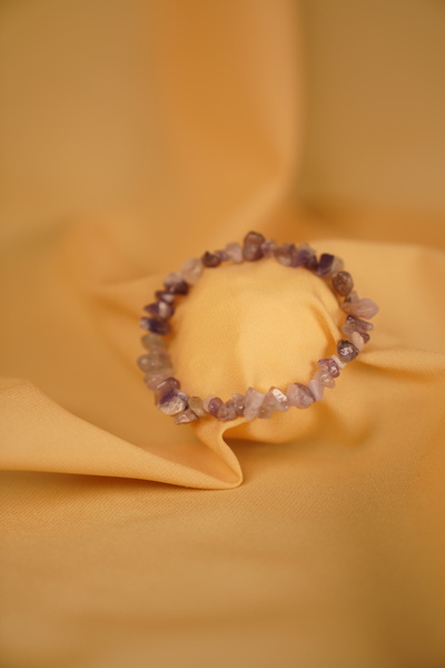 DOODLE سوار الحجر الطبيعي المكسور من الجمشت