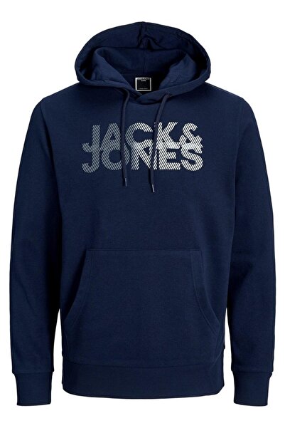 Jack & Jones JACK&JONES JCOSHADY SWEAT HOOD FST LACİVERT