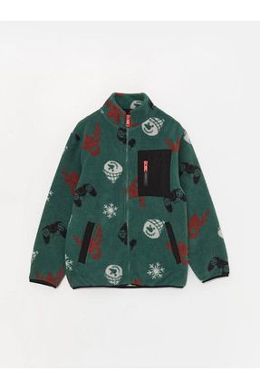 LC Waikiki LCW Kids Dik Yaka Desenli Uzun Kollu Polar Erkek Cocuk Fermuarl Sweatshirt Fiyat Yorumlar Trendyol