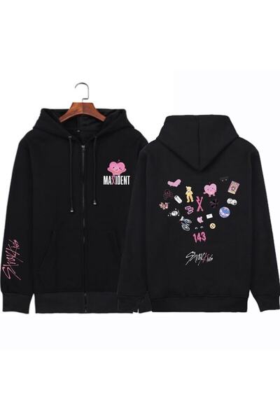Tarzsokak Maxident Stray Kids Zippered Hooded Hoodie Mod570 14653