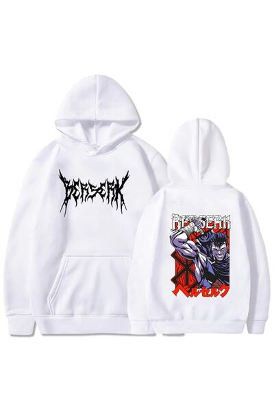 Tarzsokak Berserk Manga Sa kapuljačom Hoodie Mod454 14586 Bela