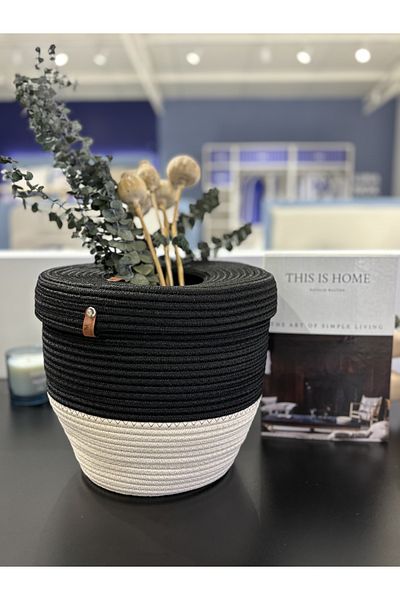 MaVaux Κάδος απορριμμάτων Patrick Jute Wicker Look, Διακοσμητικό καλάθι, Χάρτινο καλάθι απορριμμάτων