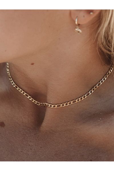 CAPO by Aytaç Yamaç Figaro Chain Necklace Steel Chain Necklace