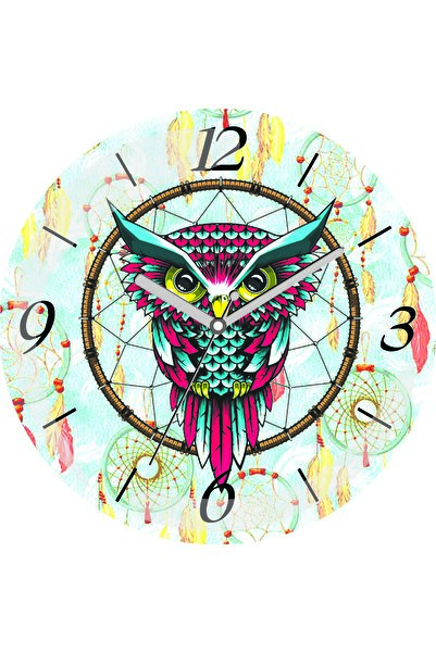 ART HEDİYE Ceas de perete din sticlă reală cu cupă pentru vise, diametrul de ...