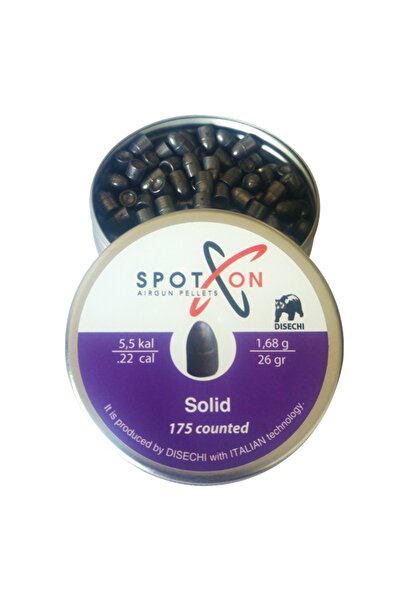 Spoton Uygunayakala Solid Havalı Saçma 5.5 Mm (175'Lİ)