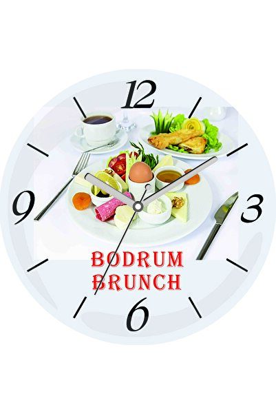 ART HEDİYE Ceas de perete din sticlă reală cu diametrul de 30 cm, cu design s...