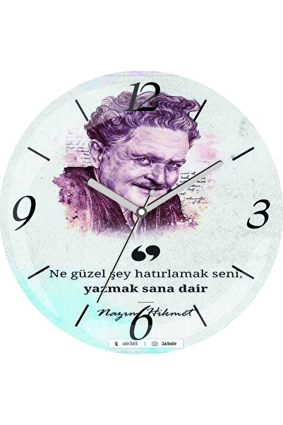 ART HEDİYE Ceas de perete din sticlă reală cu bombă de acarieni silențioasă, ...