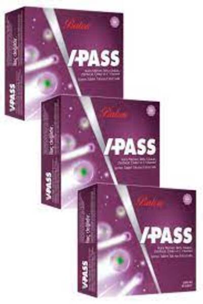 Balen مجموعة V-pass Black Purple Beta Glukan من الزنك وفيتامين C مكونة من 3 قطع