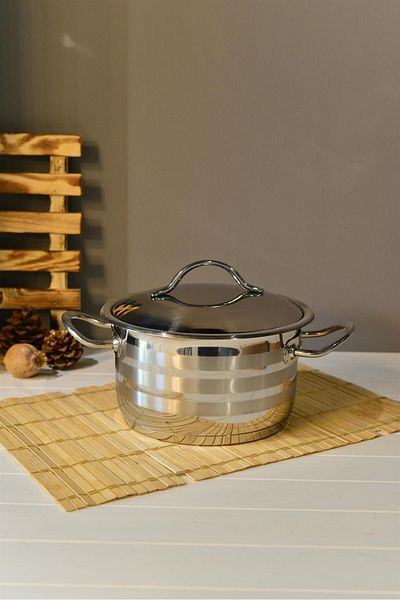 şirin eşyalarım OMS Deep Steel Pot - 18 cm