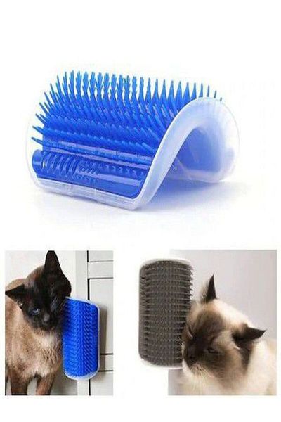 mrtbilisim Blue Cat Itching Apparatus Cat Scratching Apparatus Self-Adhesive Scratching Apparatus