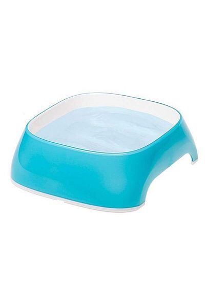 Ferplast Glam Large Melamine Food and Water Bowl Blue 1.2 Lt