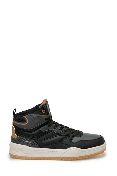 Kinetix REDY PU HI 3PR Black Men's High Sneaker