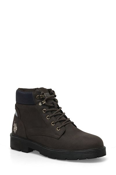 U.S. Polo Assn. FORREST 3PR Brown Men's Biker Boots